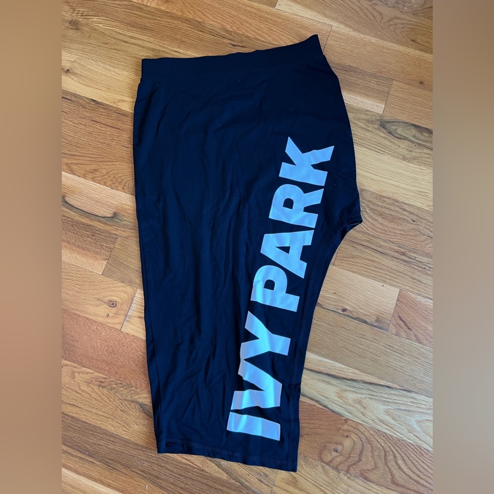 Ivy Park Asymmetrical Logo Skirt
